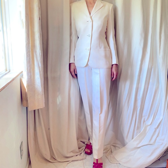 Authentic Vintage Versace silk pants suit - Picture 1 of 1